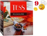 Tess Black Tea Pleasure Rosehip & Apple BOXESX100= 900 Bags Russian No Gmo. Fixed Price $189.99.