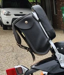 Willie & Max Studded Sissy Bar Bag 8" 4-1/2 Deep 10" H --budget Priced!. Fixed Price $25.00.