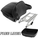 Black King Trunk Pad Mount Rack Fit For Harley Touring Road Glide 14-26 Tcmt. Fixed Price $299.50.