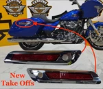 Oem 2023-26 Harley Street Road Glide Saddlebag Hinge Latch Covers Chrome. Fixed Price $149.95.