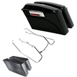 Hard Saddlebags & Conversion Bracket Kit For Harley Dyna Wide Glide Fxdwg 08-17. Fixed Price $259.99.