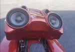 Kawasaki Touring Motorcycle Fiberglass 8" W/t Speaker Pak Top Bottom. Fixed Price $399.00.