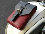 Leather Magnet Tool Bag Tank Pouch Fit For Triumph Speed 400 / Scrambler X. Fixed Price $70.00.