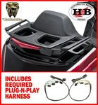 Goldstrike Black Luggage Rack W/ Tail Lighting + Harness 2021-2023 Wing. Fixed Price $632.99.