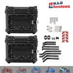 36L Luggage Side Box Hard Trunk Saddle Bag With Mounting Brackets Universal Usa. Fixed Price $290.00.