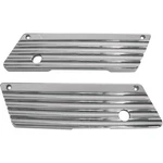 Joker Machine Finned Saddlebag Latch Covers - Chrome 04501. Fixed Price $204.39.