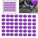 Purple Cnc Engine Bolt Cover Kit For Harley M8 Softail Touring Road Street Glide. Fixed Price $34.20.