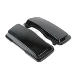 Vivid Black Saddlebag Lids Cover Fit For Harley Touring Road Glide King 94-13. Fixed Price $74.99.