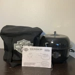 New Harley Davidson Mini Camping Travel Grill Set Bag #99550-09SNRP. Fixed Price $44.99.