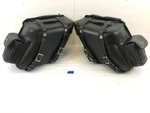 112P Leatherworks Deluxe Wide Angle Saddlebags With Rear Pockets. Fixed Price $240.00.