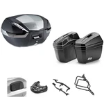 Givi V47NT Top Box Kit & E22N Side Cases For Moto Guzzi V85 2019-2023. Fixed Price $818.71.