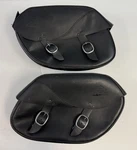 Oem 02-17 Harley-davidson Original Dyna Detachable Leather Saddlebags. Fixed Price $169.00.