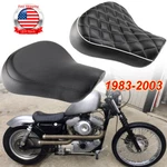 Black Front Driver Solo Seat For Harley Sportster XL883 1200 Bobber Motorcycle. Fixed Price $53.95.