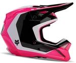 Fox Racing V1 Nitro Mx Offroad Helmet Black/pink. Fixed Price $120.78.
