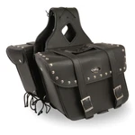 Milwaukee Leather 579 Large Zip-of Pvc 'slanted' Throw Over Studded Saddlebags. Fixed Price $129.99.