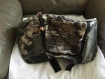 New Atv Seat Rear Cargo Bag Storage Durable Straps Mossy Oak Camouflage. Fixed Price $52.99.