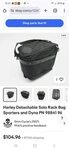 Harley Daviddson Sport Solo Rack Bag. Fixed Price $100.00.