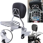For 97-08 Harley Road King Electra Glide Detachable Sissy Bar Backrest With Rack. Fixed Price $77.00.