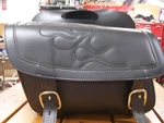 Saddlemen Highwayman Tattoo Saddlebags Flame (black) Large X021-05-0411. Fixed Price $199.99.