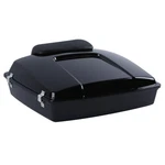 Vivid Black Razor Pack Trunk Chopped Backrest Fit For Harley Touring 97-13. Fixed Price $169.50.