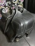 Vintage Saddlemen Leather Throw Over Bags. Fixed Price $79.99.