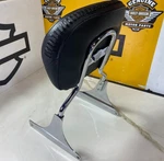 Oem 06-17HARLEY Softail Fat Boy Custom Sissy Bar Passenger Backrest Ridged Mount. Fixed Price $199.95.