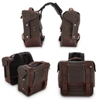 New Burly Brand Motorcycle Throw Over Dark Oak Leather. Fixed Price $402.95.