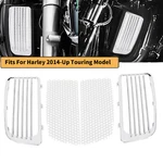 Chrome Radiator Grills Lower Fairing Twin Cooled Kit For Harley Touring 2014-UP. Fixed Price $24.76.