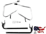 Chrome Harley Touring Saddlebag Bags Crash Bars Guard Mount Support 90200787. Fixed Price $139.97.