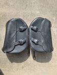 Harley-davidson 2007-17 Softail Fatboy Leather Saddle Bags. Fixed Price $350.00.