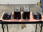 Harley Sportster Saddlebags And Frame, 1966 To Early 1974. Fixed Price $245.00.