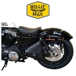 Willie & Max Leather Swingarm Bag For 2014-2017 Harley Davidson XL1200T Ce. Fixed Price $206.84.