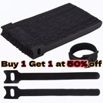 50-100PCS Cable Straps Wire Cord Hook Loop Ties Reusable Fastening Organizer Lot. Fixed Price $9.47.