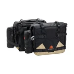 Tusk Pilot Pannier Bags With Bottle Holders Black/tan. Fixed Price $281.14.