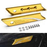 Aluminum Saddlebag Latch Decorative Covers For Harley Electra Glide Low Flhtcul. Fixed Price $31.49.