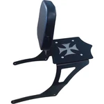 Bdd Custom Black Cross Luggage Rack W/backrest 101-073-506. Fixed Price $369.95.