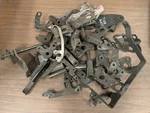 Honda 2002 VTX1800C Oem Box Of Miscellaneous Brackets Mounts. Fixed Price $74.99.