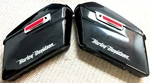 12 Harley-davidson Electra Glide Flhtk Saddle Bags Left Right Set Vivid Black. Fixed Price $150.00.