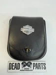 Harley & Shield Leather Sissybar Backrest Bag Pouch 52997-98 Xl Fxd Flst. Fixed Price $50.00.