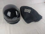 Harley Davidson Genuine Medium Gloss Black Stock Ii Half-helmet/bag 98214-12VM. Fixed Price $39.49.