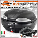 Kit Top-case Kappa K53 Tech Piastra Monokey Aprilia Shiver 750 2013 2014 2015. Fixed Price $415.80.