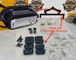 Harley Emergency Police Firefighter Whelen Super-led Lighthead Lighting Housings. Fixed Price $79.95.