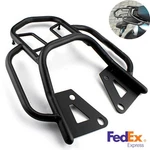 1X Black Motorcycle Armrest Shelf Rear Seat Luggage Cargo Holder Bracket Us. Fixed Price $43.90.