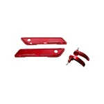 Red Saddlebag Hinge Latch Covers For Harley 2014-2024 Touring Road Glide Fltrxs. Fixed Price $74.95.