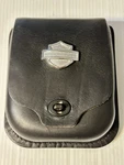 Harley Davidson Part No. 52997-98 Thick Leather Sissy Bar Bag Made 06/10/2002.. Fixed Price $60.00.
