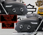 Oem Harley-davidson Touring Road King Classic Leather Saddlebags Softail. Fixed Price $429.95.