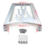 Chrome Flame Sissy Bar Luggage Rack For Harley Sportster XL883C XL883R XL1200R. Fixed Price $40.35.