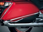 Kuryakyn Led Saddlebag Accent Swoops - Chrome With Red Lenses Motorcycle 3232. Fixed Price $308.95.