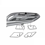 Shad Top Master Case Fixing Inserts For Bmw 1200 2008-2013. Fixed Price $70.22.