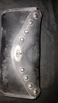 Harley Davidson Vintage Full-grain Leather Tool Bag Windshield Pouch. Fixed Price $30.00.